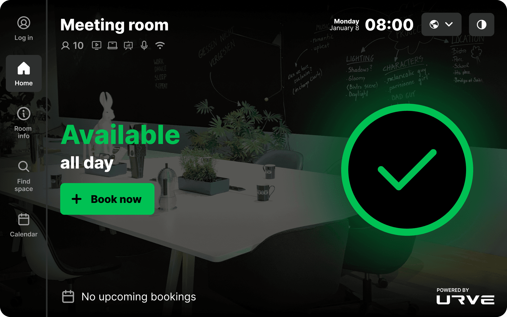 Interactive building and visitor management interfaces preview